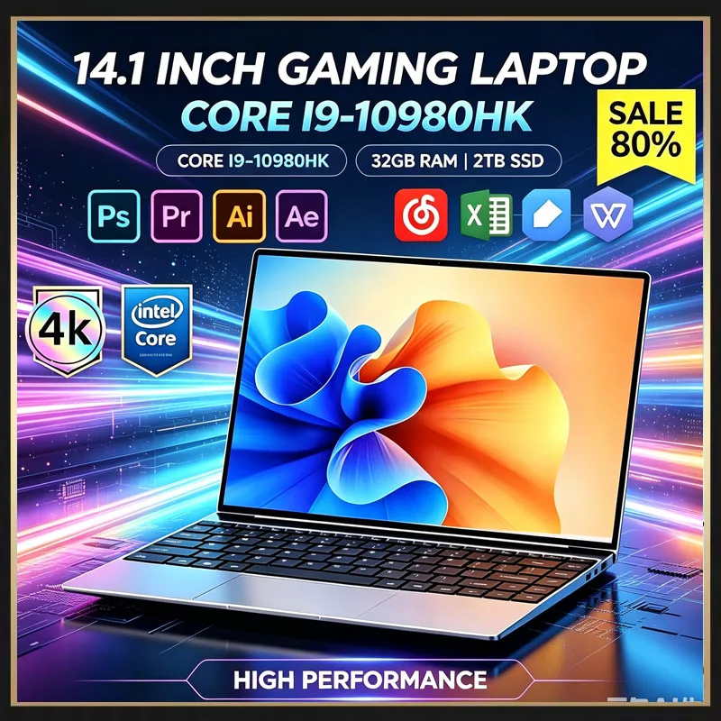 Ddr4 16Gb - 초슬림 14.1인치 노트북, 인텔 코어 i9-10980HK