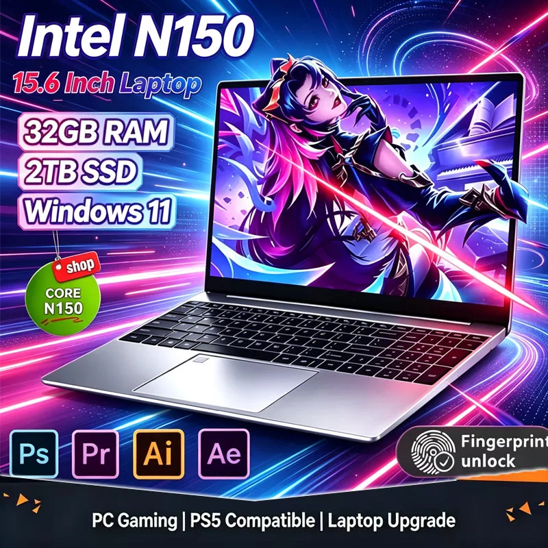 Ddr4 32Gb - 2026년형 15.6인치 인텔 N150 프로세서, 윈도우