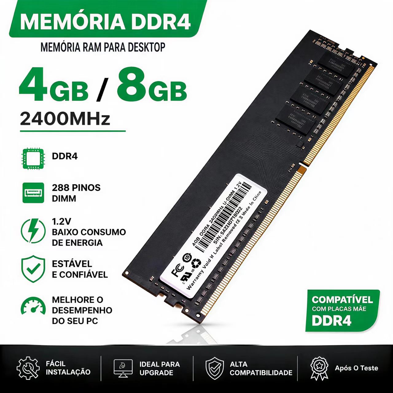 Ddr4 3200 16Gb - DDR4 RAM 4GB 8GB 2400MHz PC4-19200