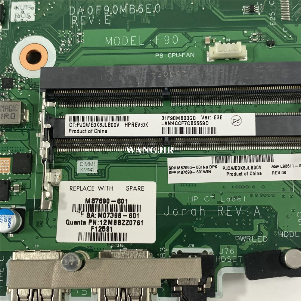 HP 260 G4용 F90 메인보드, 모델 번호 DA0 - Ddr4 16Gb 리뷰 및 가격