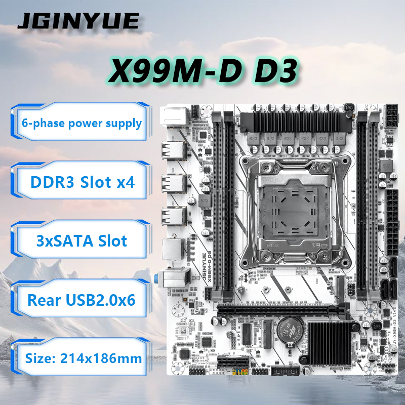JGINYUE X99 마더보드 LGA2011-3 M-A - Ecc Ram Server 리뷰 및 가격